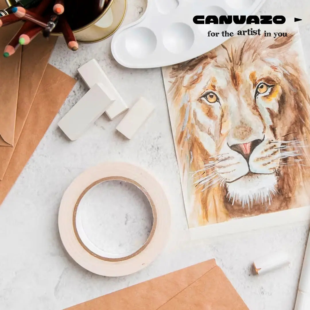Creative ways to use Masking Tape in your Art Projects Canvazo