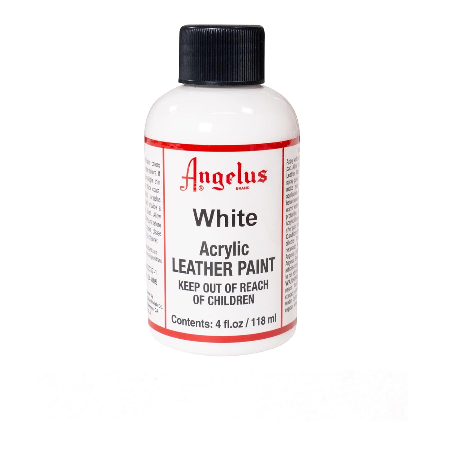 Angelus Acrylic Leather Paint 118ml Flexible Durable Finish