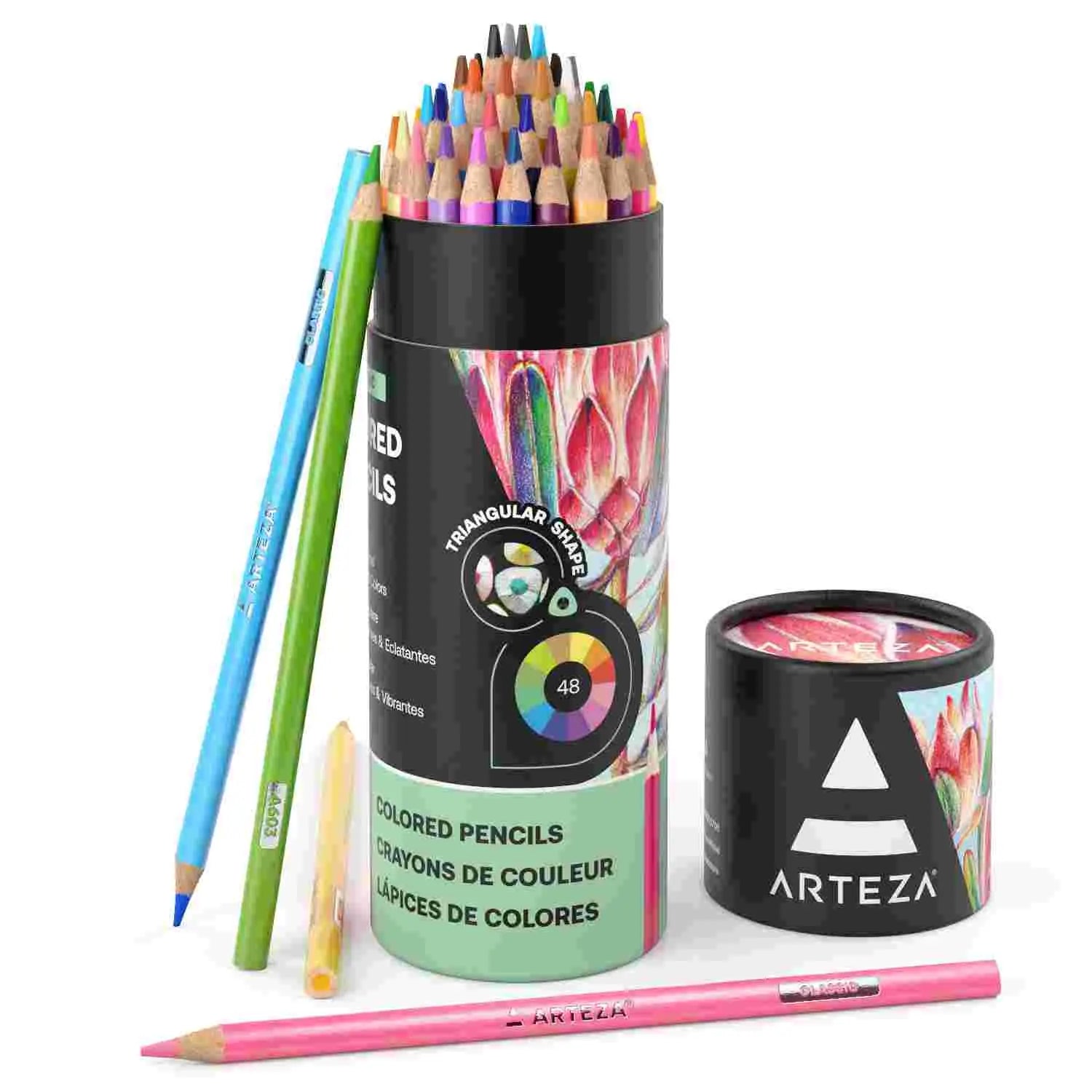 Colored Pencils for Adult Coloring, 8 Colors Magic Jumbo Colored