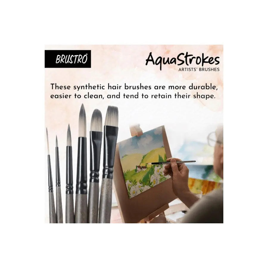 Brustro Aquastrokes Artist Brushes Set of 6 Brustro