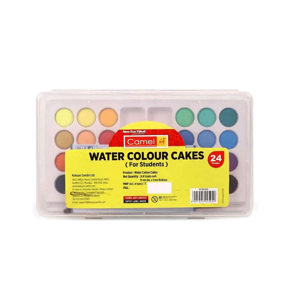 Camel Watercolour Cakes 24 Shades Canvazo