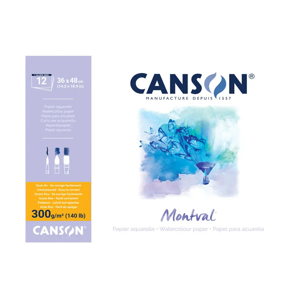 Canson Montval Watercolour Paper Pad 300 GSM Canson