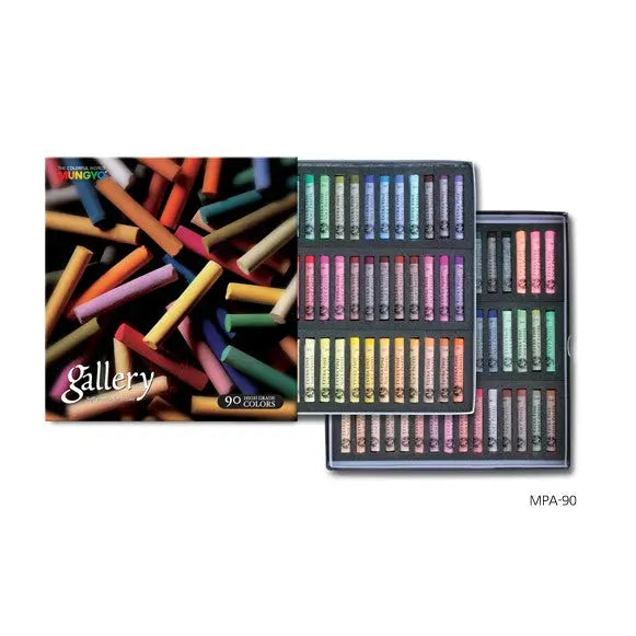 Mungyo Gallery Extra-Fine Soft Pastels Cardboard Box Set of 60 - Assorted Colors