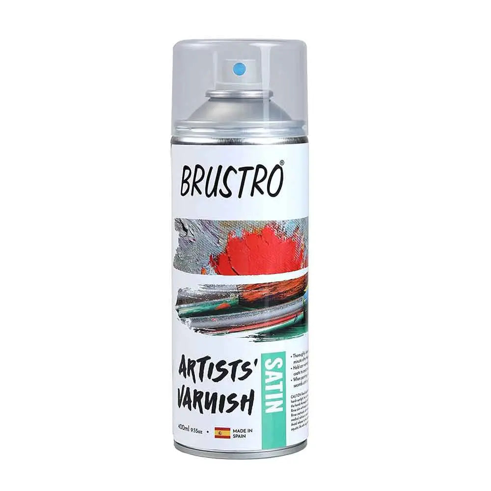 Brustro Satin Varnish Spray Artists - 400 ML Spray