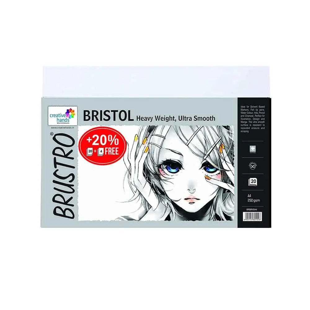 Winsor & Newton : Bristol Board Pads : 250 gsm