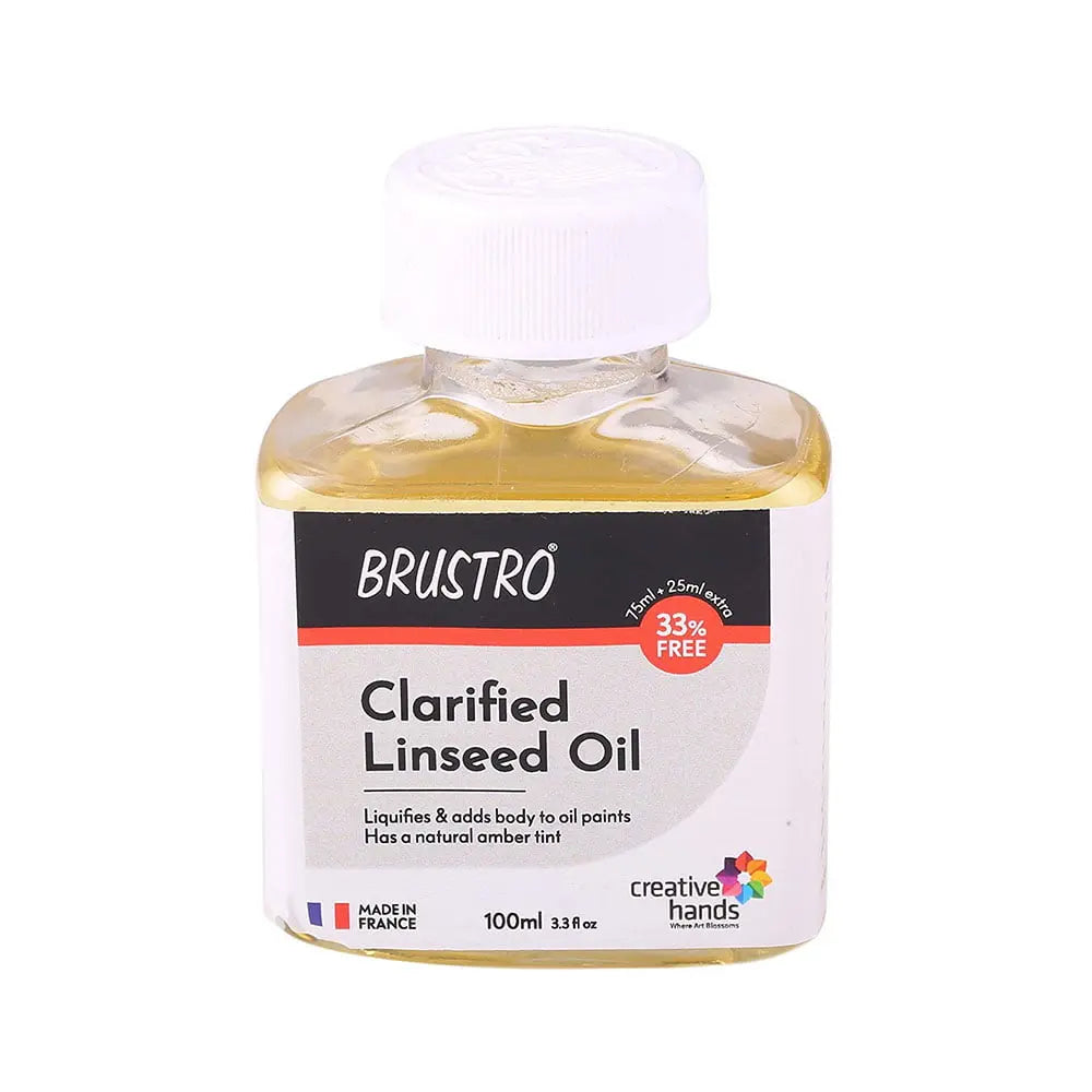 Brustro Clarified Linseed Oil 100ml Brustro