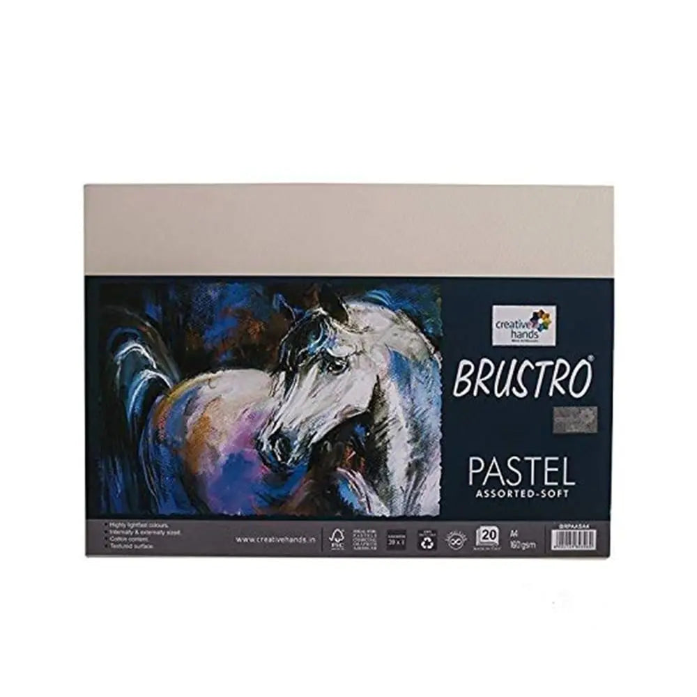 Brustro Pastel Assorted Soft 160 GSM-A4 Brustro