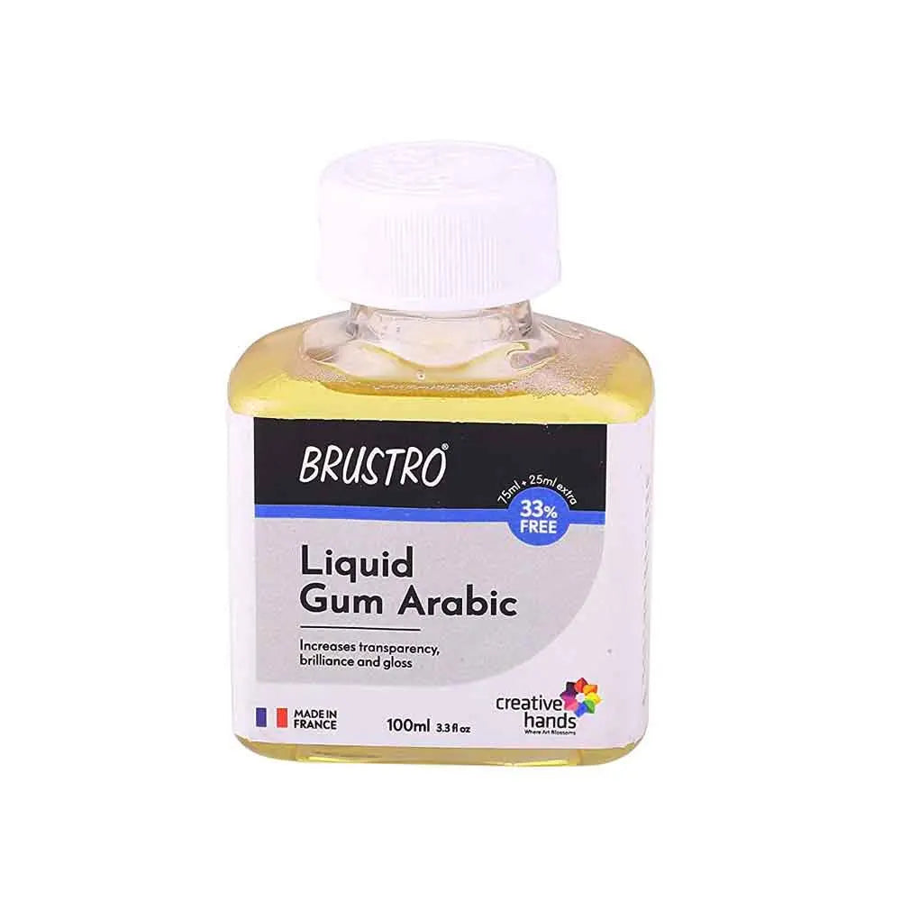 Brustro Professional Liquid Gum Arabic 100ml (75ml + 25ml Free) Brustro