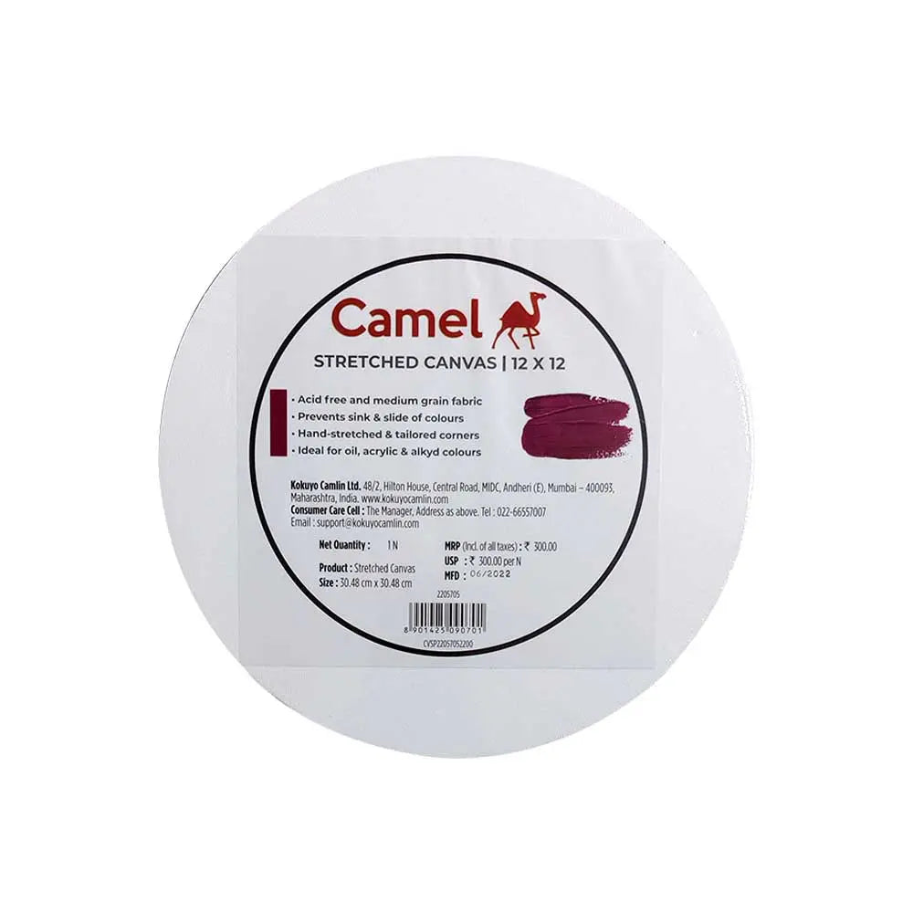 Camel Artist Acrylic Colour Set of 12 - Canvazo