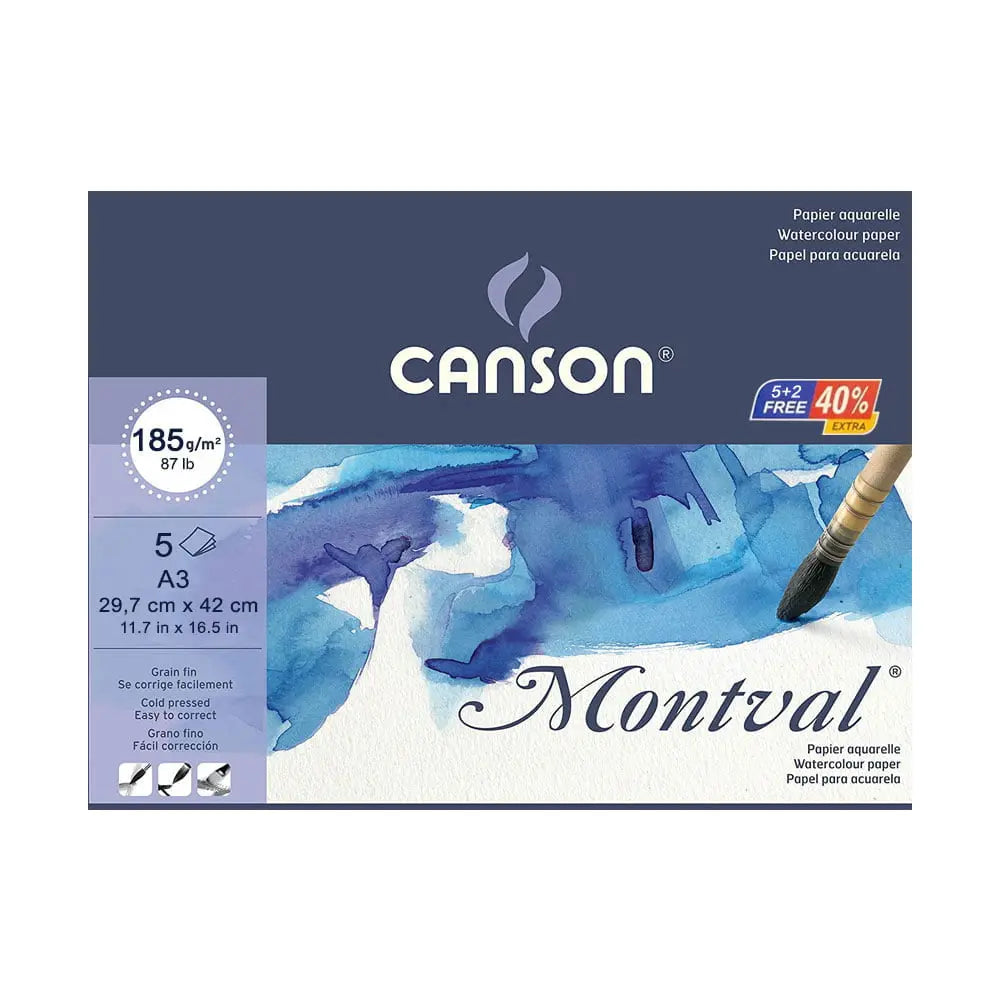 Papier aquarelle CANSON MONTVAL 300 g
