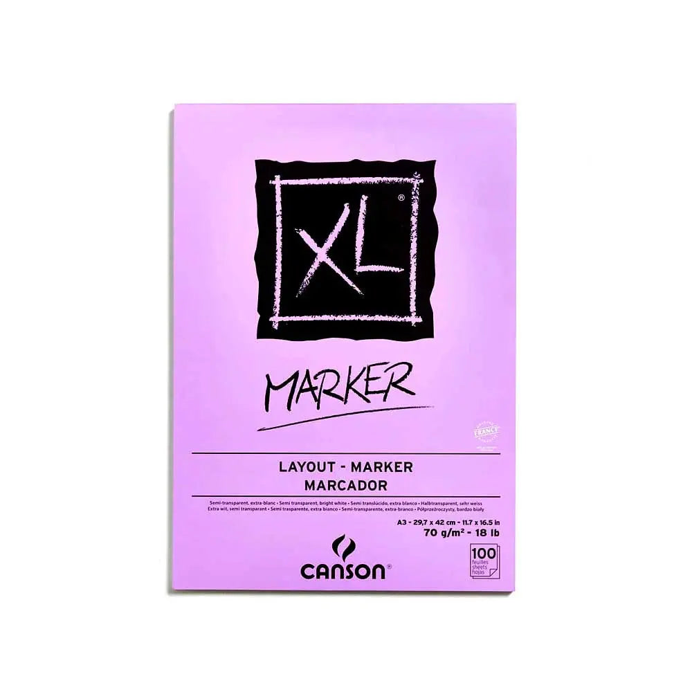Canson XL Marker Glued Pad (11.7 x 16.5in) 70 GSM Canson