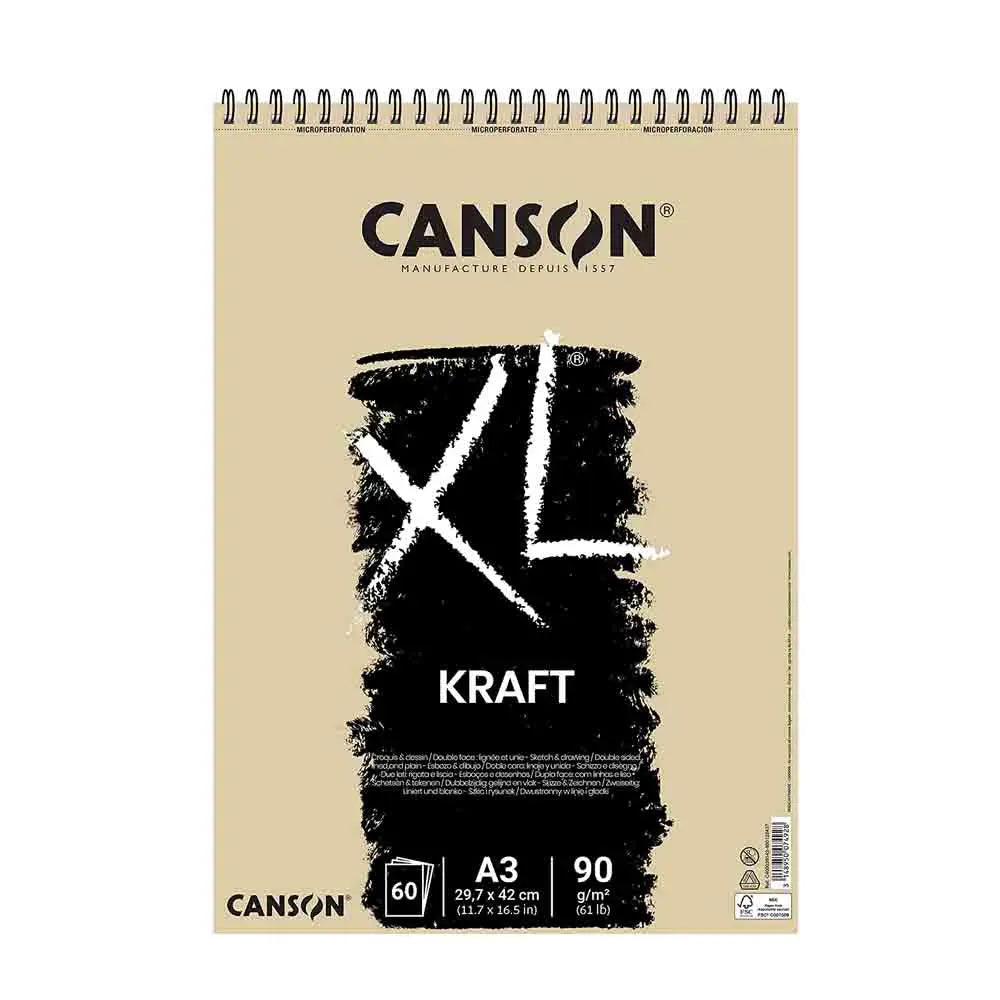 Canson XL Spiral Kraft Pad (90 GSM) Canson