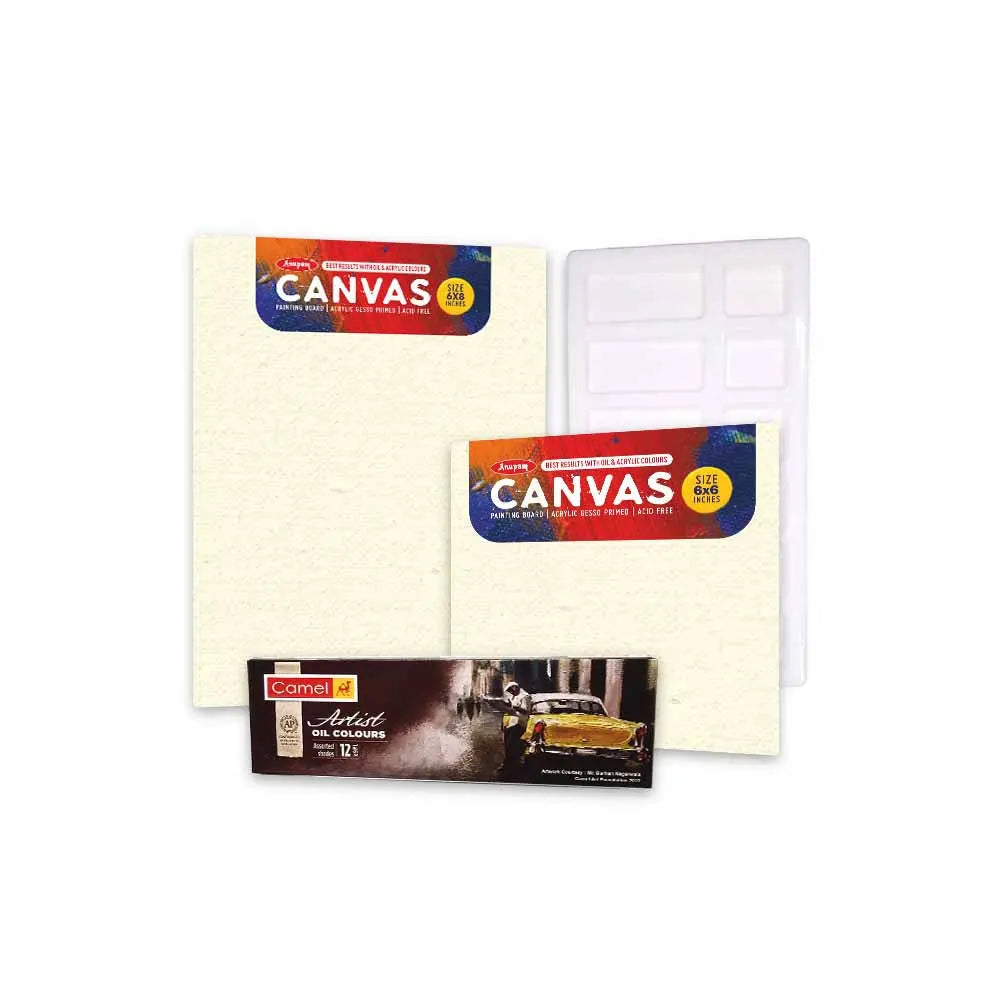 Canvazo Oil Painting Kit (Basics) Canvazo