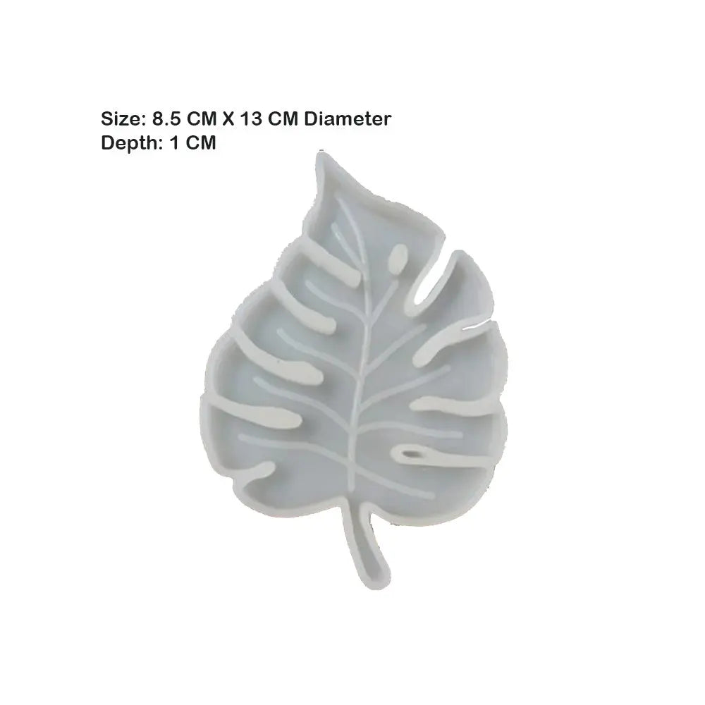Canvazo Silicone Mould - Leaf Coaster URP107-RM Canvazo