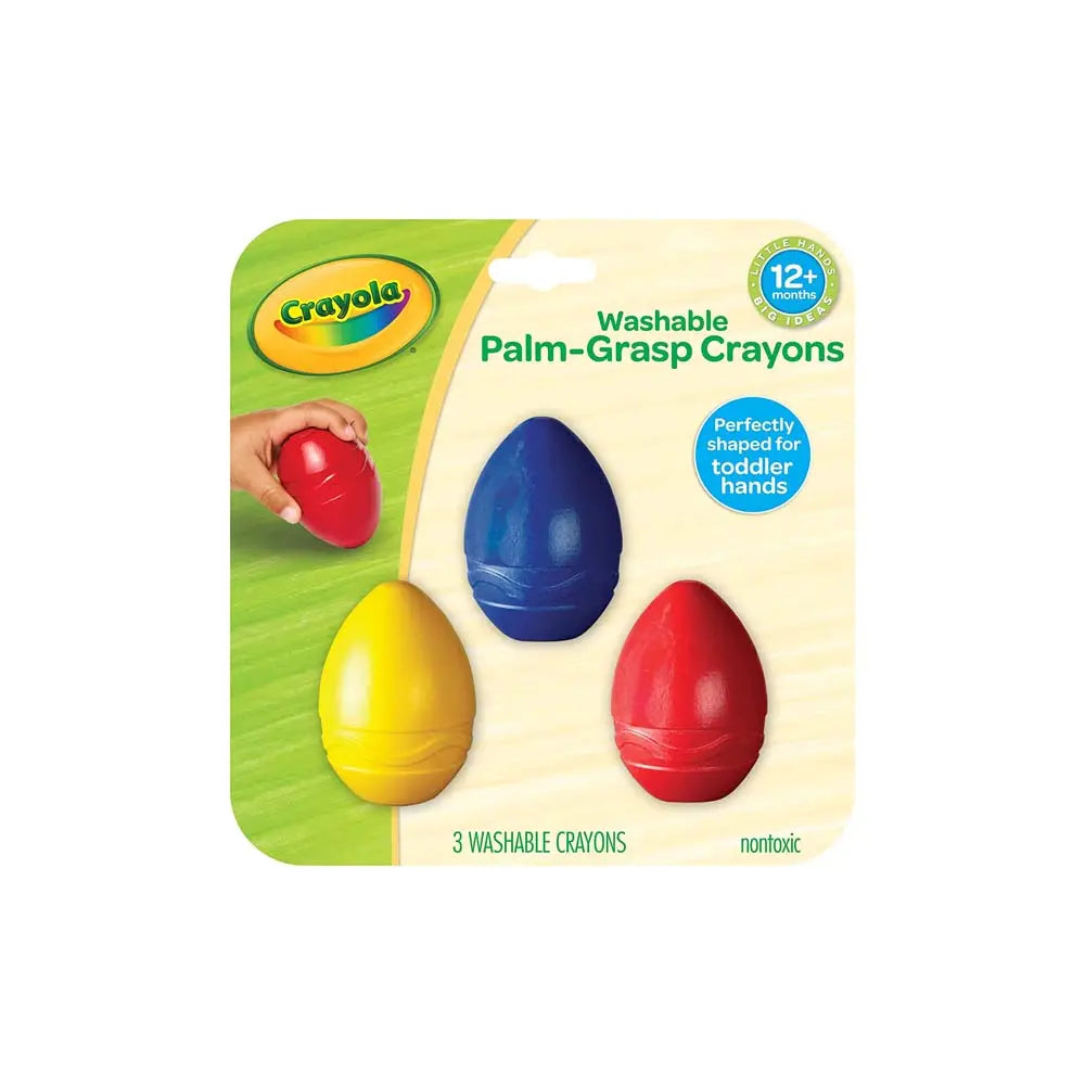 Crayola Palm Grasp Egg Crayons Set of 3 Canvazo