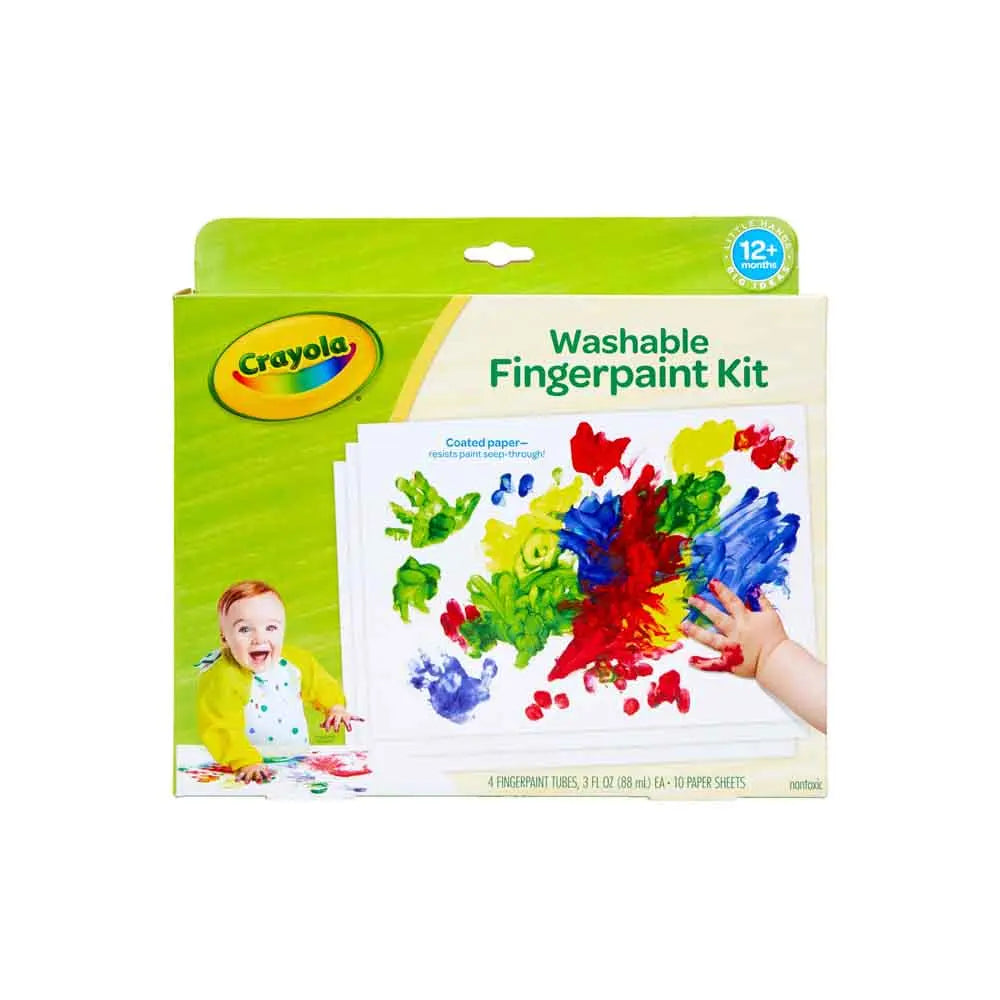 Crayola Washable Finger Paint Kit Canvazo