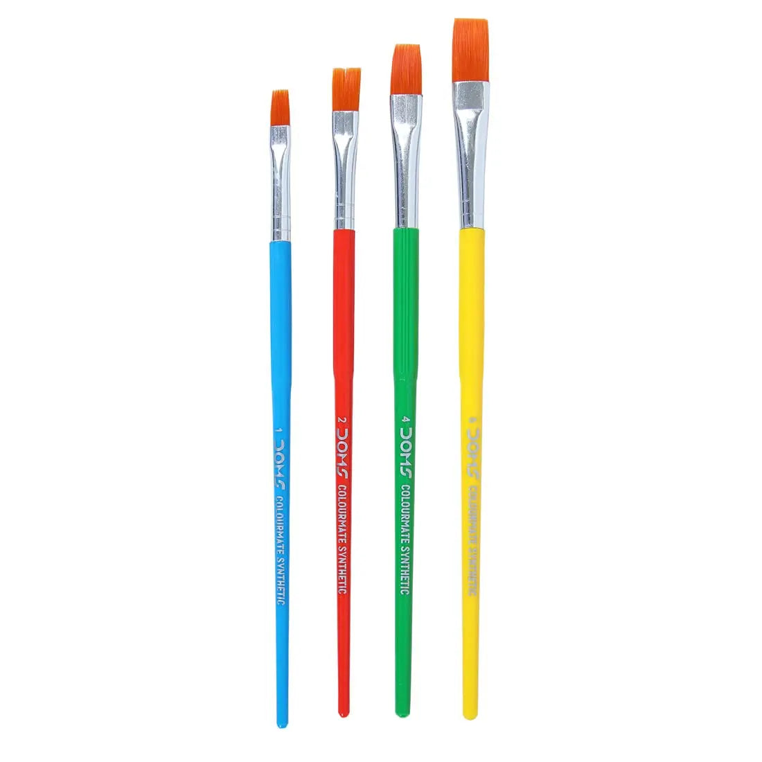 DOMS Colourmate Synthetic Paint Brush Set Doms