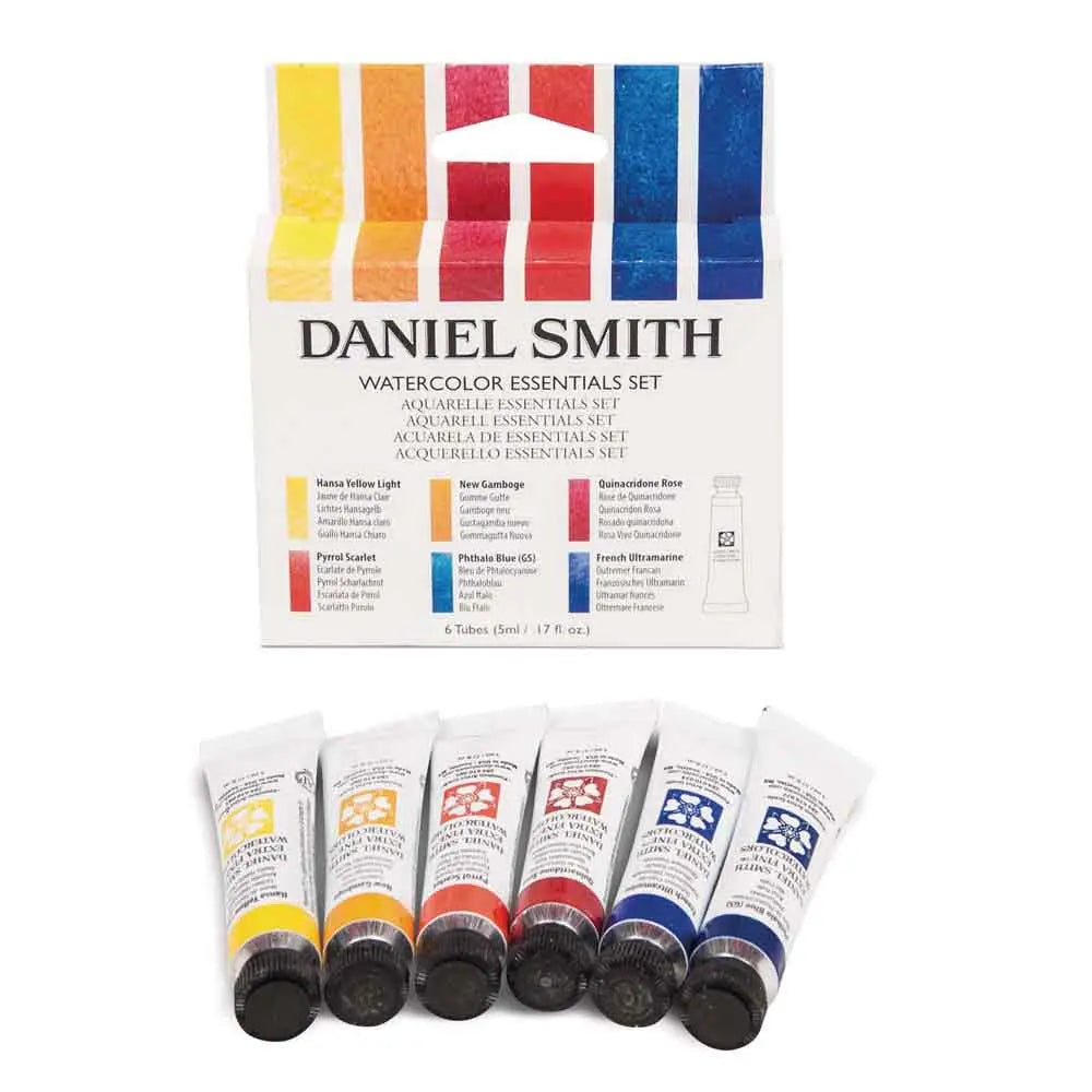 Daniel Smith Essentials Watercolor Set of 6 Colors 5 ML Tubes Daniel Smith