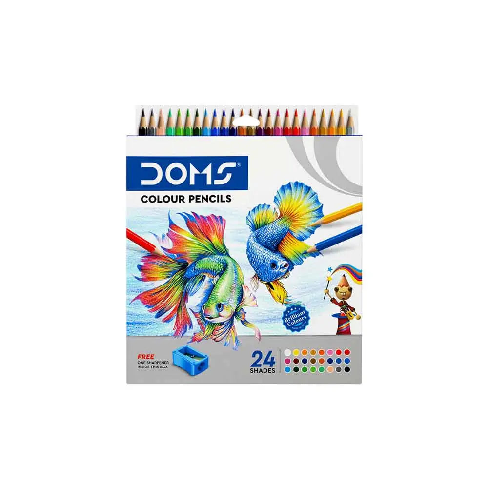 Shri Stationery Multicolour Doms Colour Pencils, For Drawing, Packaging  Size: 36 Sets at Rs 200/piece in Greater Noida
