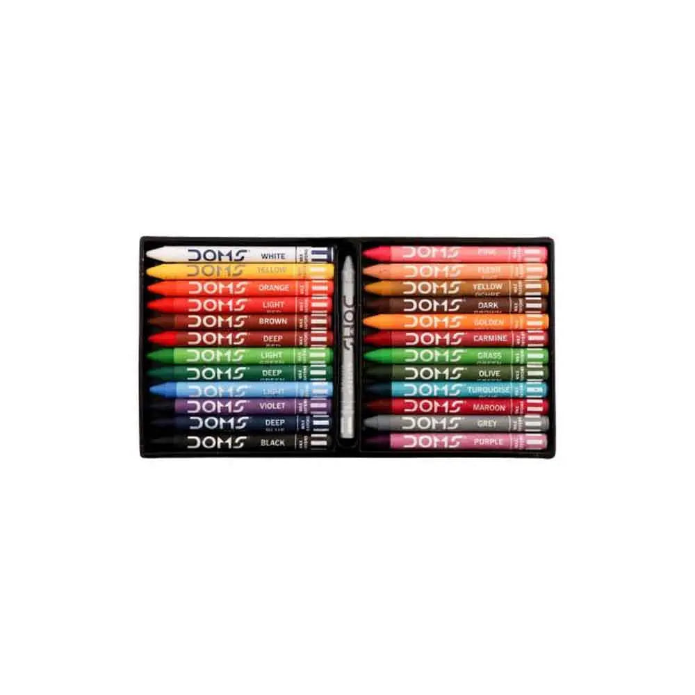 Doms Extra Long Wax Crayon Sets Doms