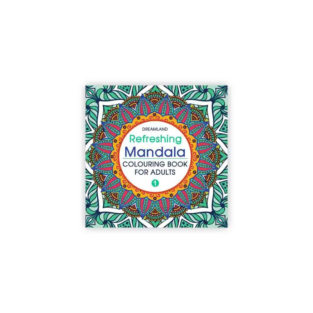 Dreamland Refreshing Mandala Colouring Book For Adults-Book 1 Dreamland