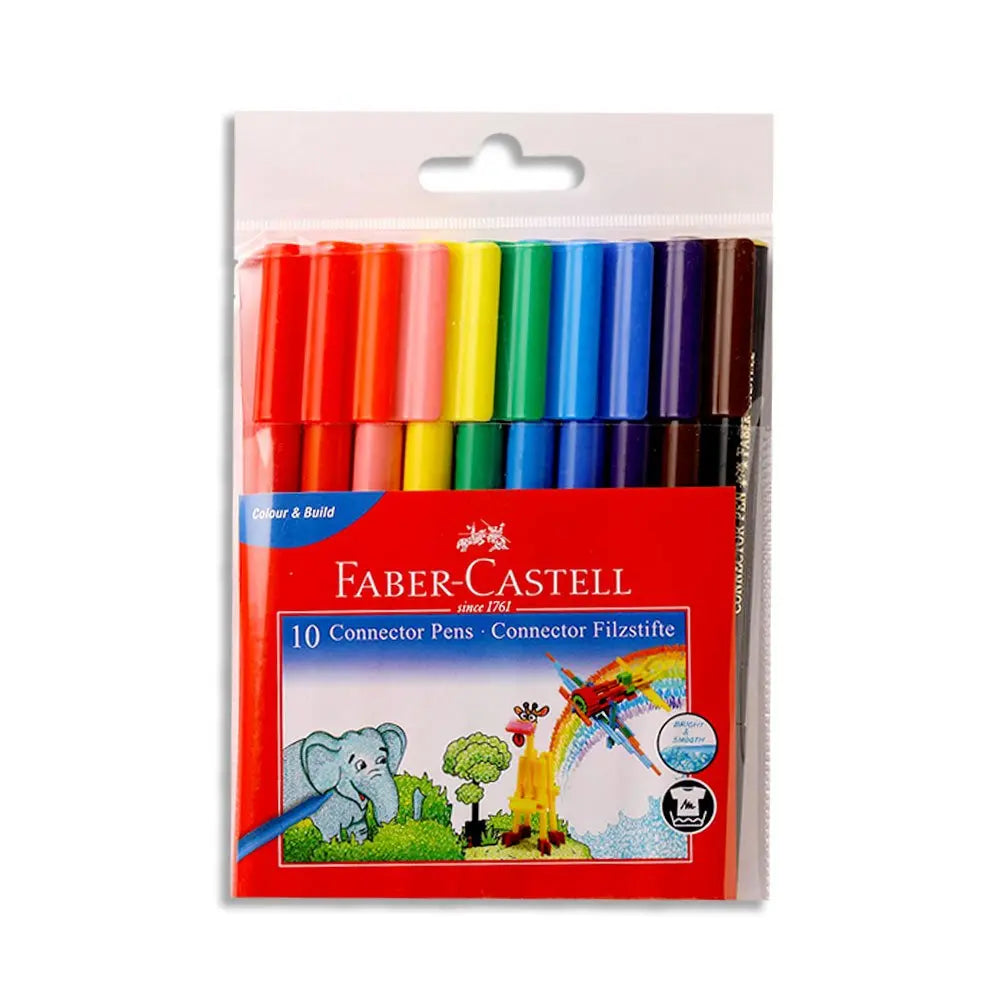 Faber-Castell Connector Sketch Pens Sets Vibrant Interlocking Colors