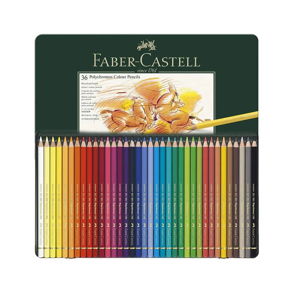 Faber-Castell Polychromos Oil-Based Colored Pencil Set of 12