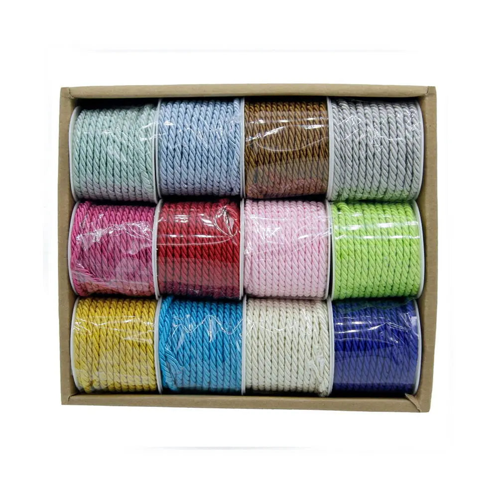 Jags Nylon Rope with Mettallic Finish 3 meter(Choose Colour) Canvazo