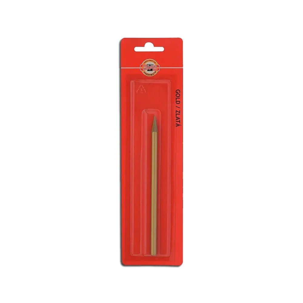 Kohinoor Hardtmuth Woodless Coloured Pencils - Gold Pencil Kohinoor