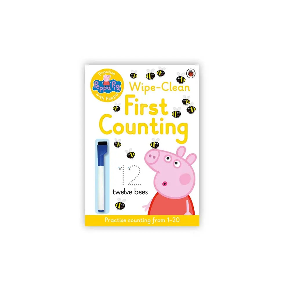 Lady Bird Peppa Pig First Counting Wipe-Cleean Erasable Book Lady Bird