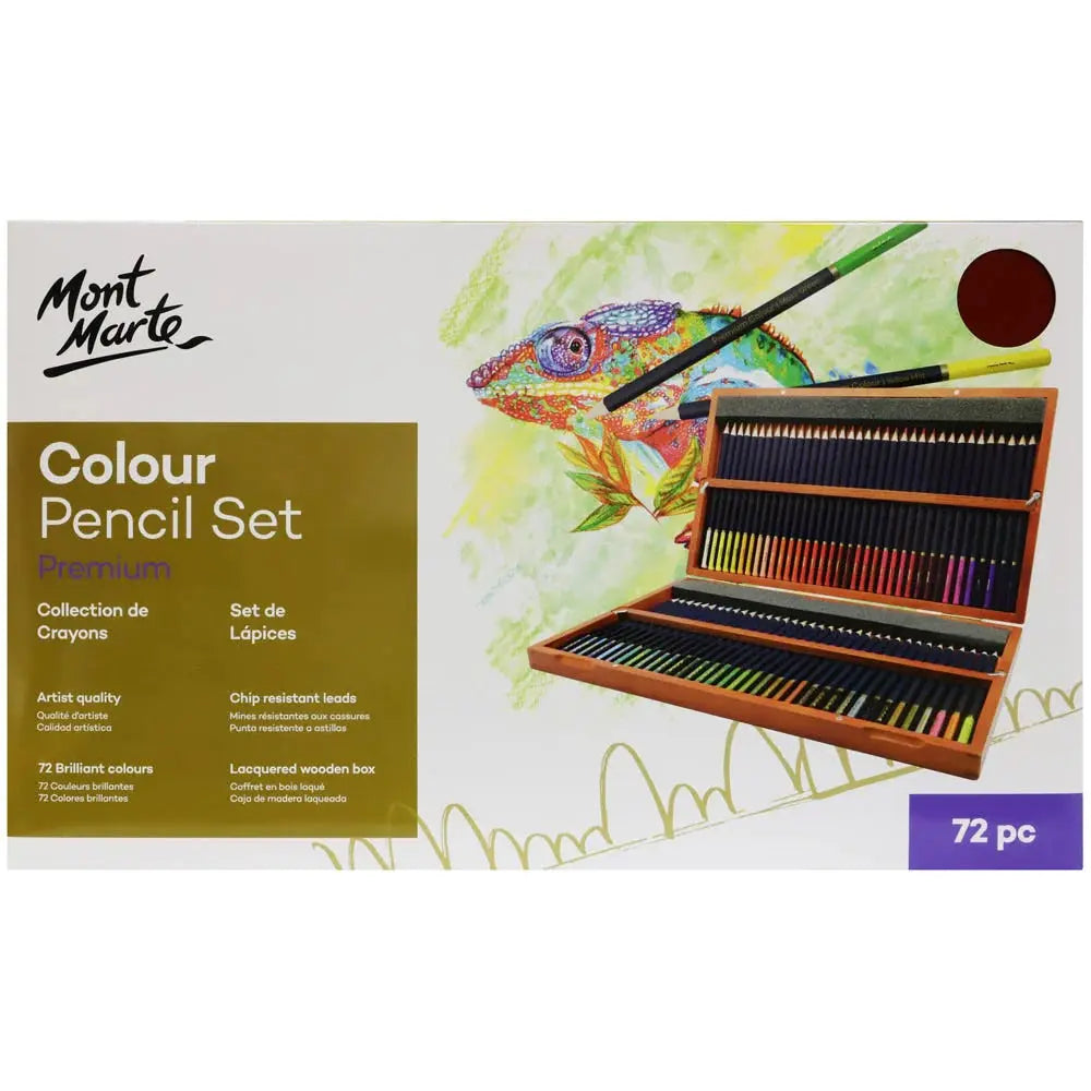 Mont Marte Premium Colour Pencils 72pc Mont Marte