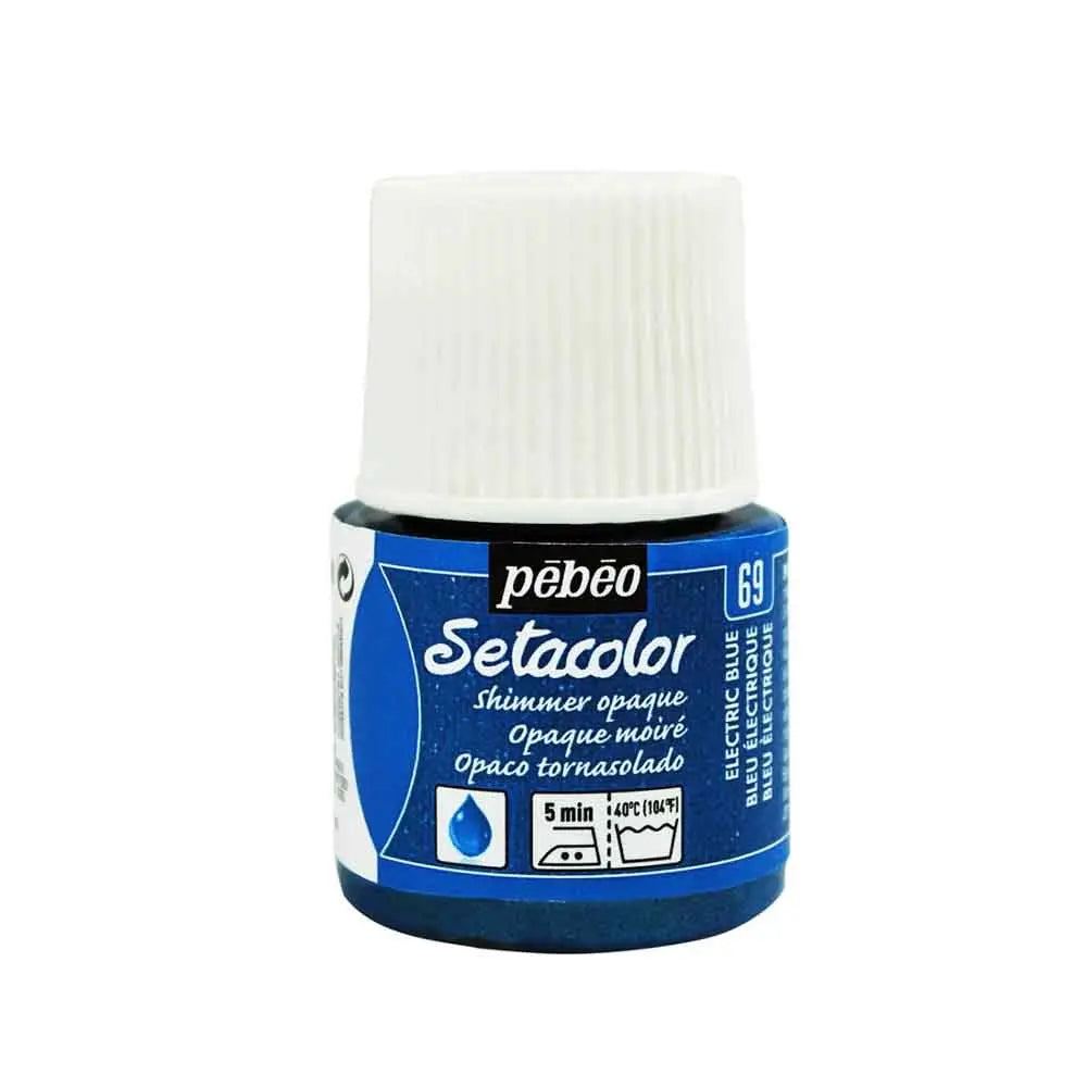 Pebeo Peinture textile Setacolor opaque - Bleu ciel - 45 ml pas