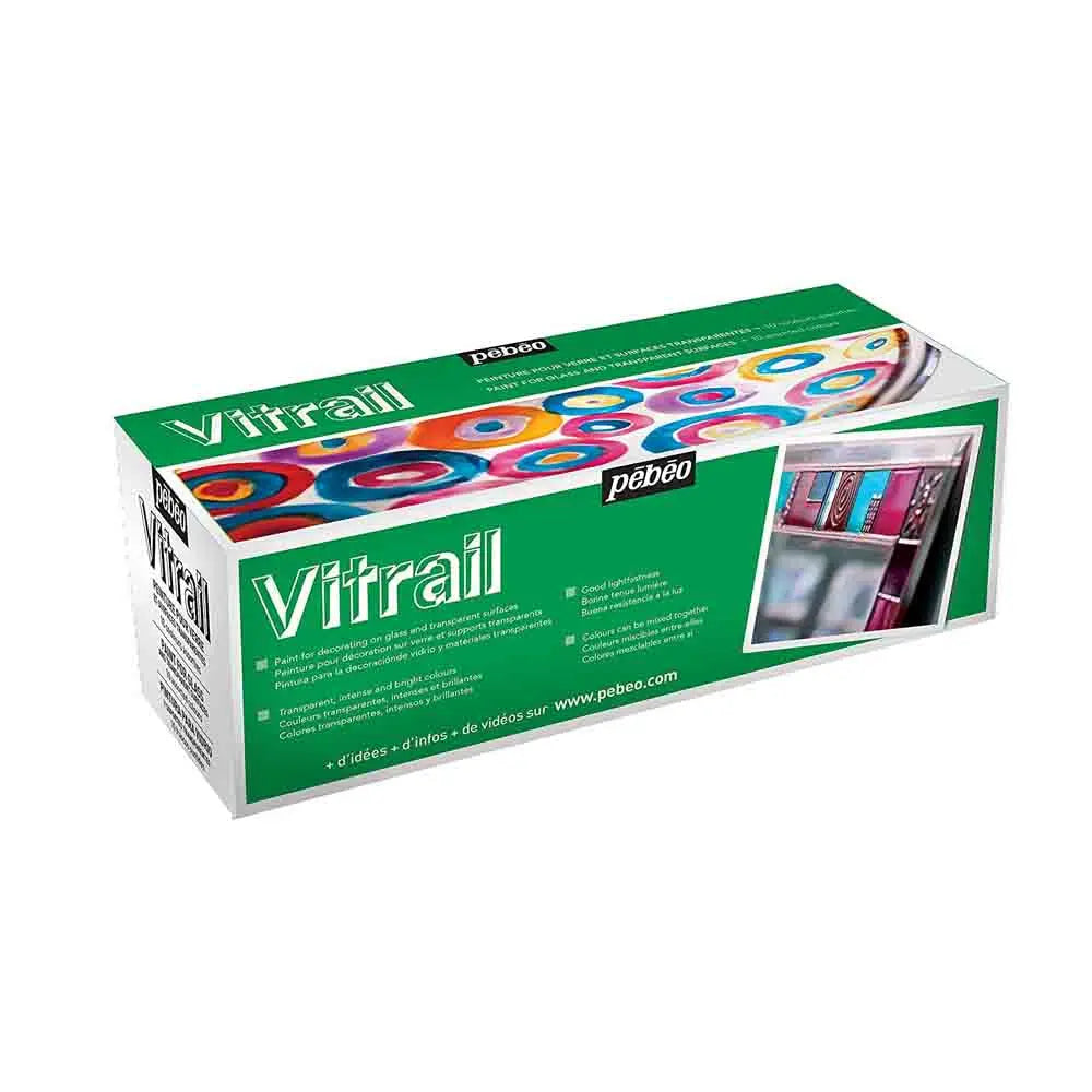 Pebeo Vitrail Stained Glass Effect Glass Paint Set Pebeo