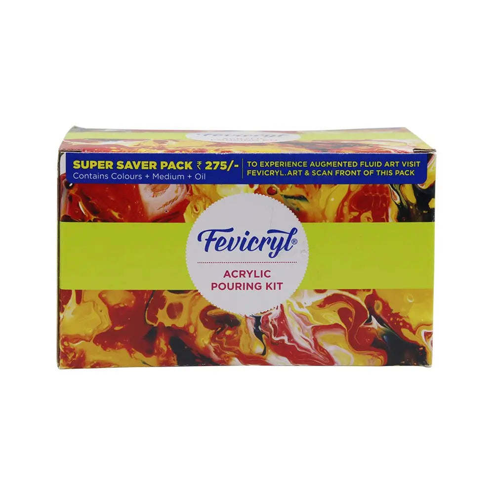 Pidilite Fevicryl Acrylic Pouring Kit Set Pidilite