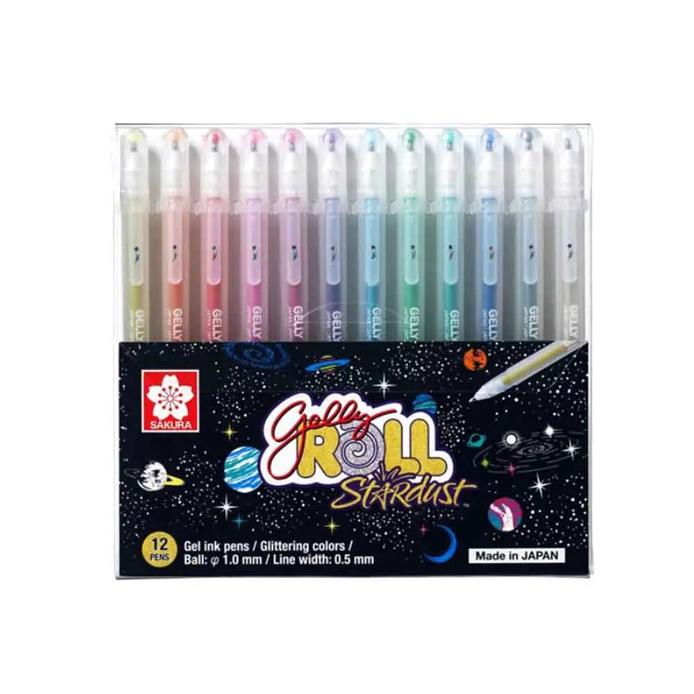 12pcs/set Quick-drying Colorful Gel Pens In Assorted Colors For