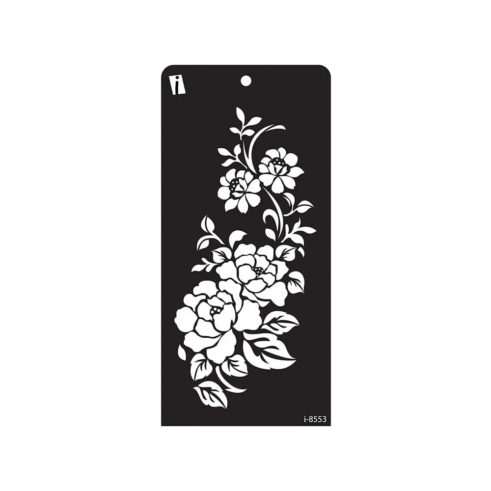 iCraft  Layering  Stencil Floral Composition - 4X8 - 8553 iCraft