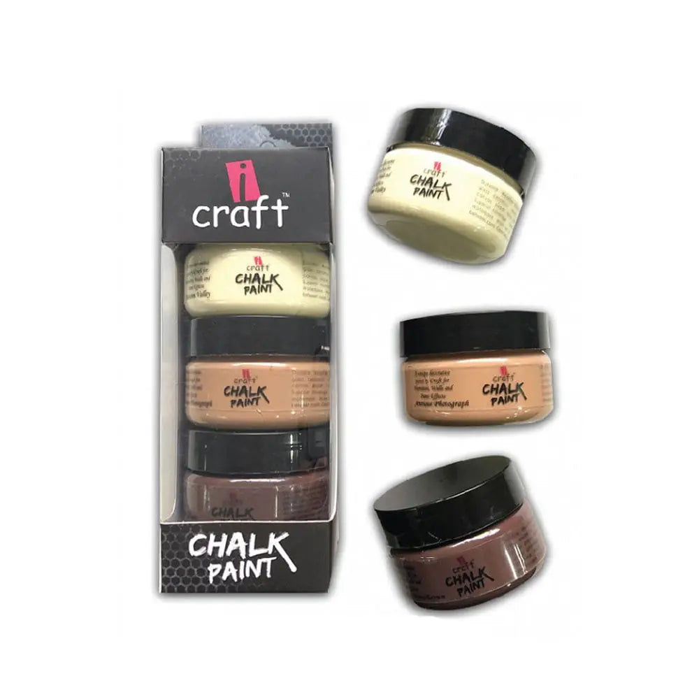 iCraft Chalk Paint Combo -50ML (Choose Combo) iCraft