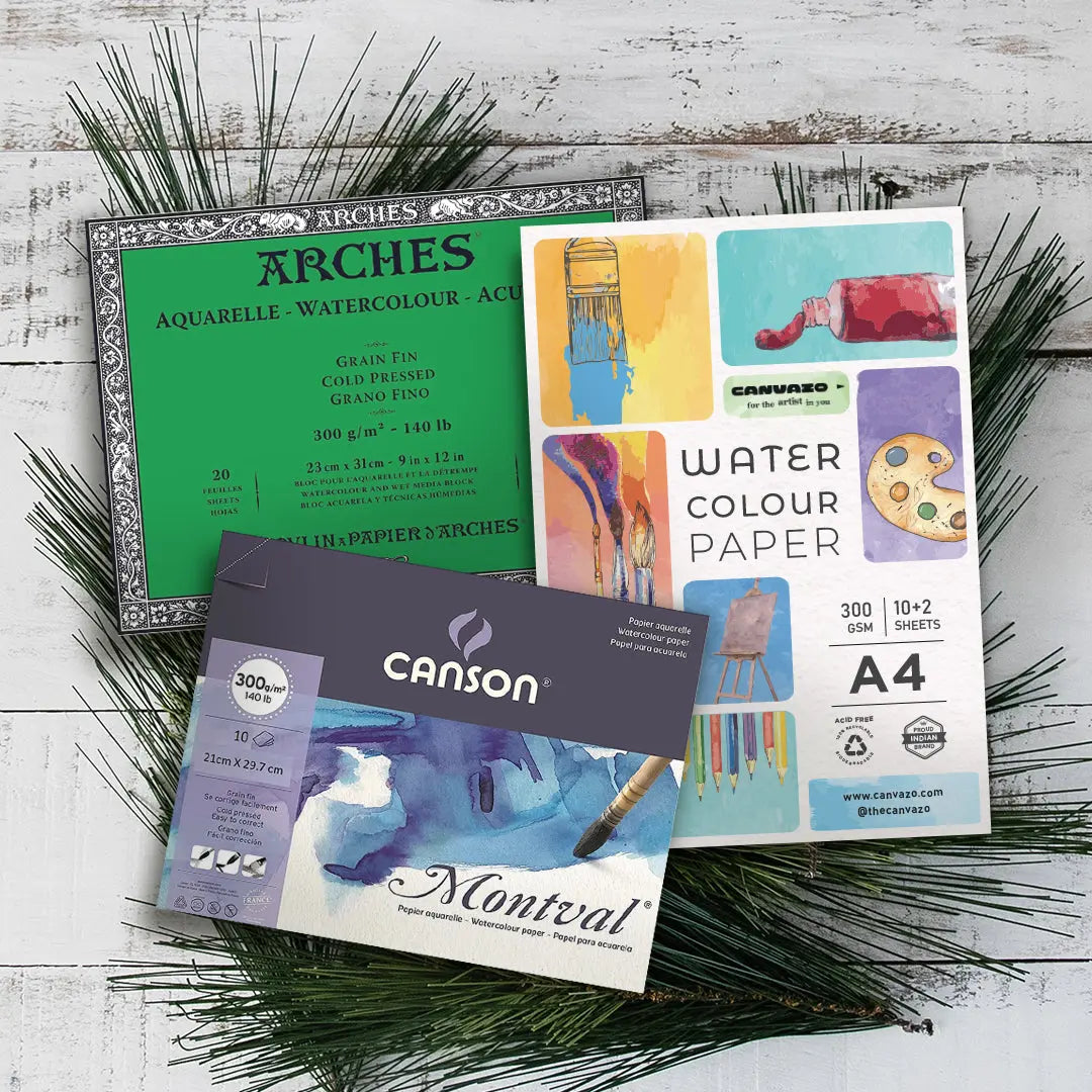 How to choose the best paper for watercolours? Canvazo