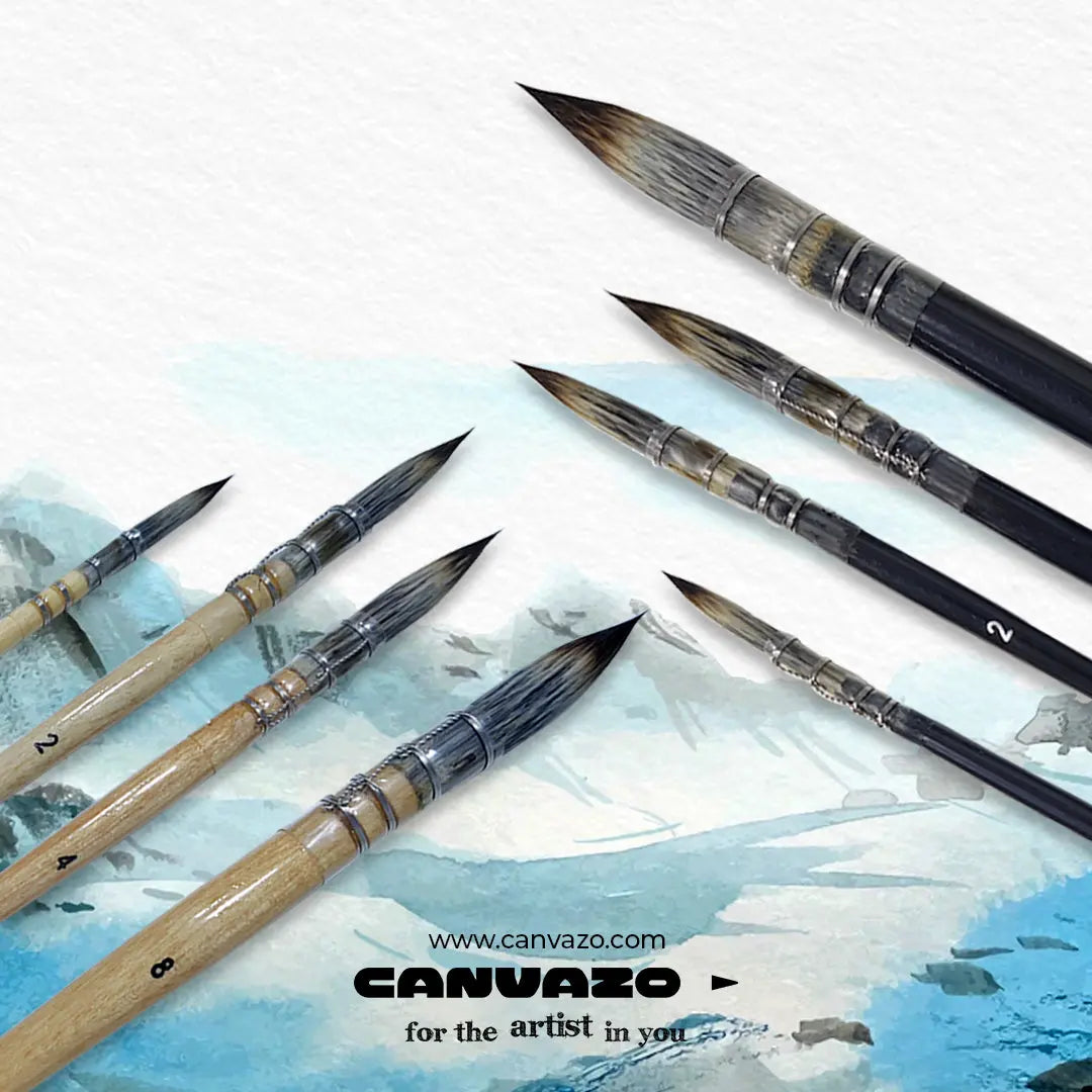 A Guide To Choosing The Best Brushes For All Of Your Colouring Needs Canvazo