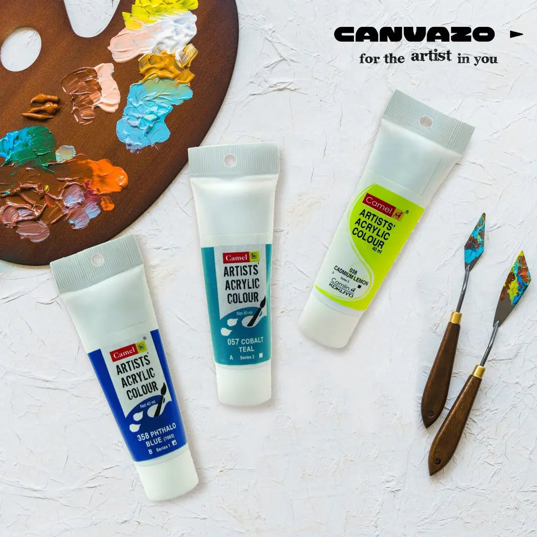 Best Acrylic Paints in India : A Comprehensive Guide Canvazo