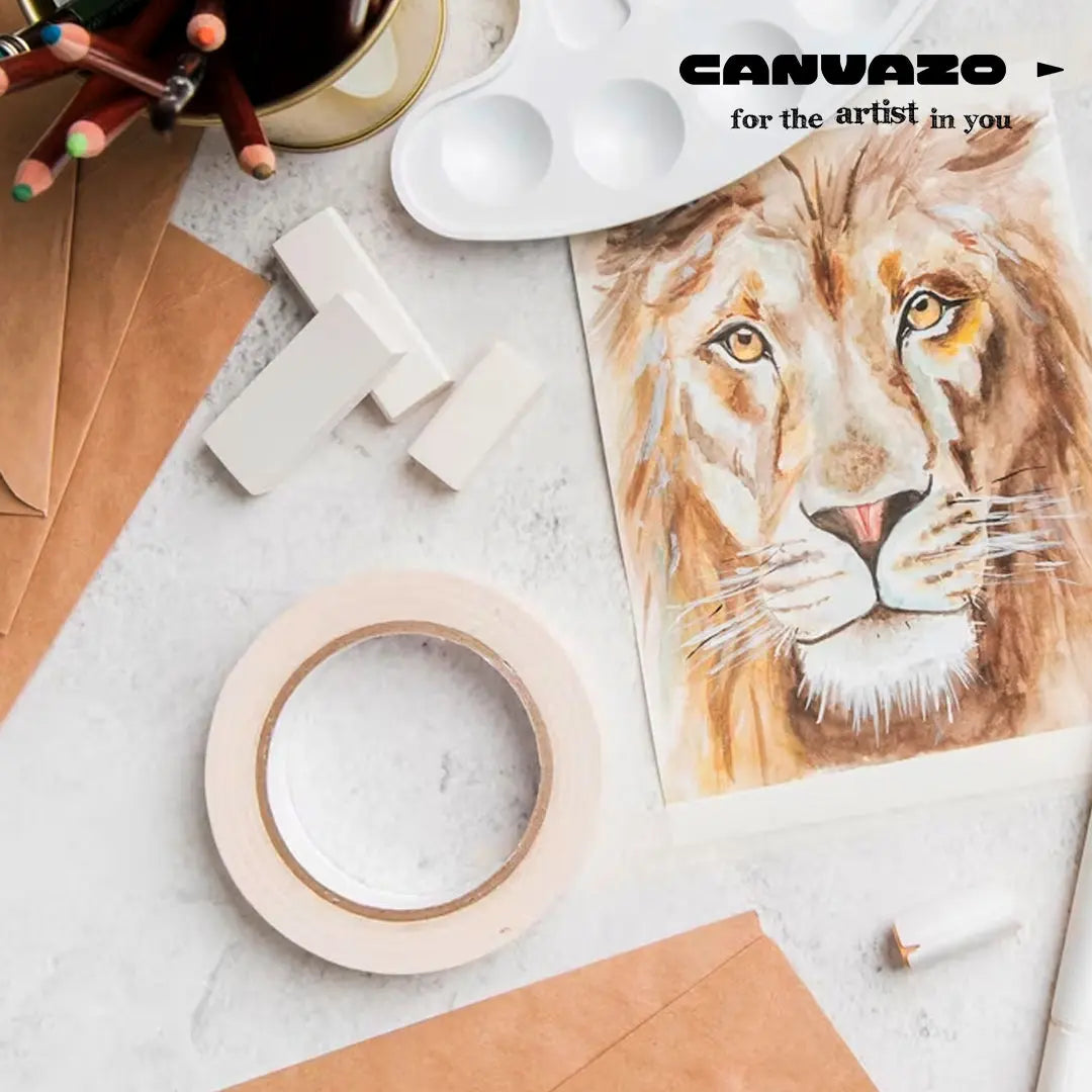 Creative ways to use Masking Tape in your Art Projects Canvazo