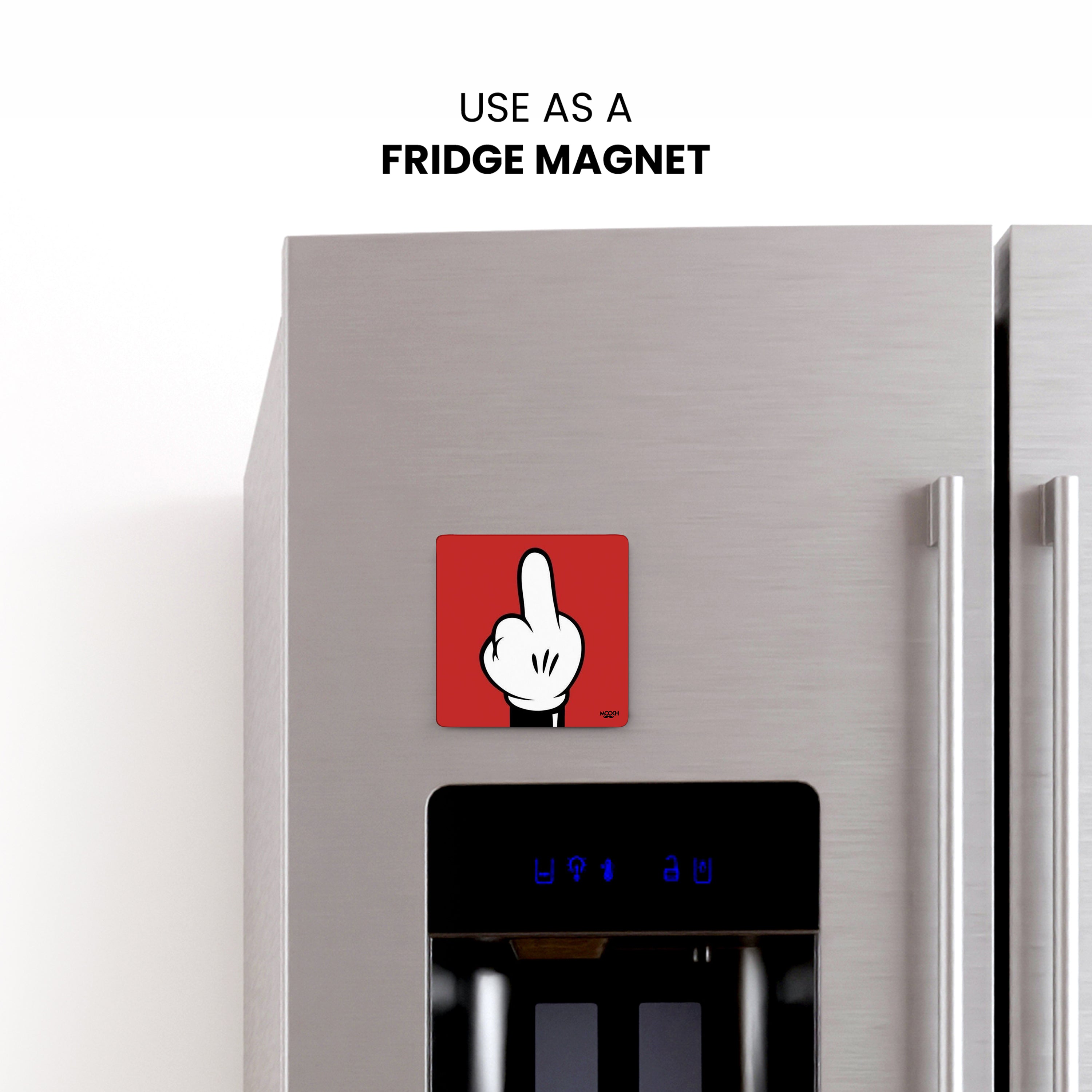 Mooch Magnetic Coaster - Middle Finger Mooch