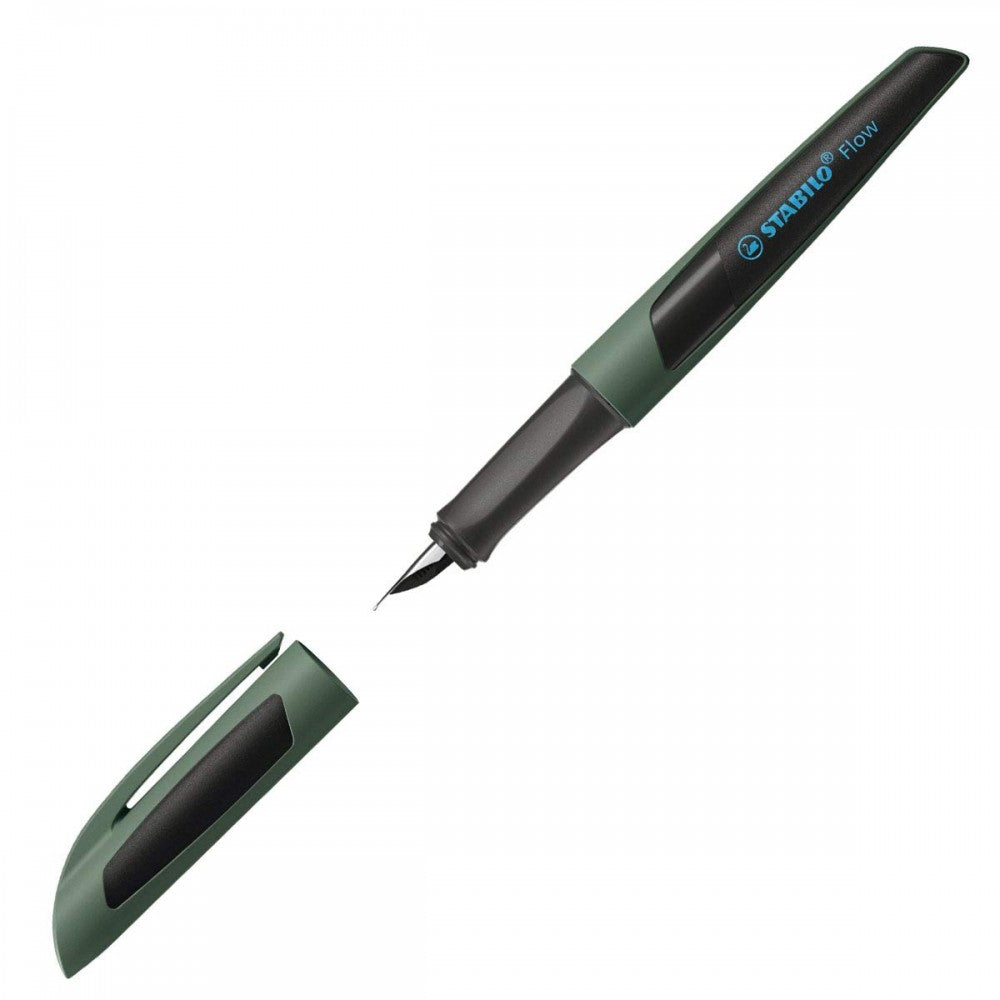Stabilo | Flow Sporty | Fountain Pen | Forest-black - penpencilink