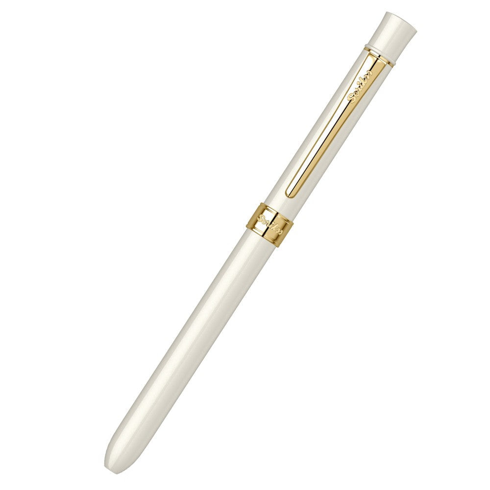 Scrikss | Trio 93 | Multi Function Pen | Ivory Gold-GT Scrikss