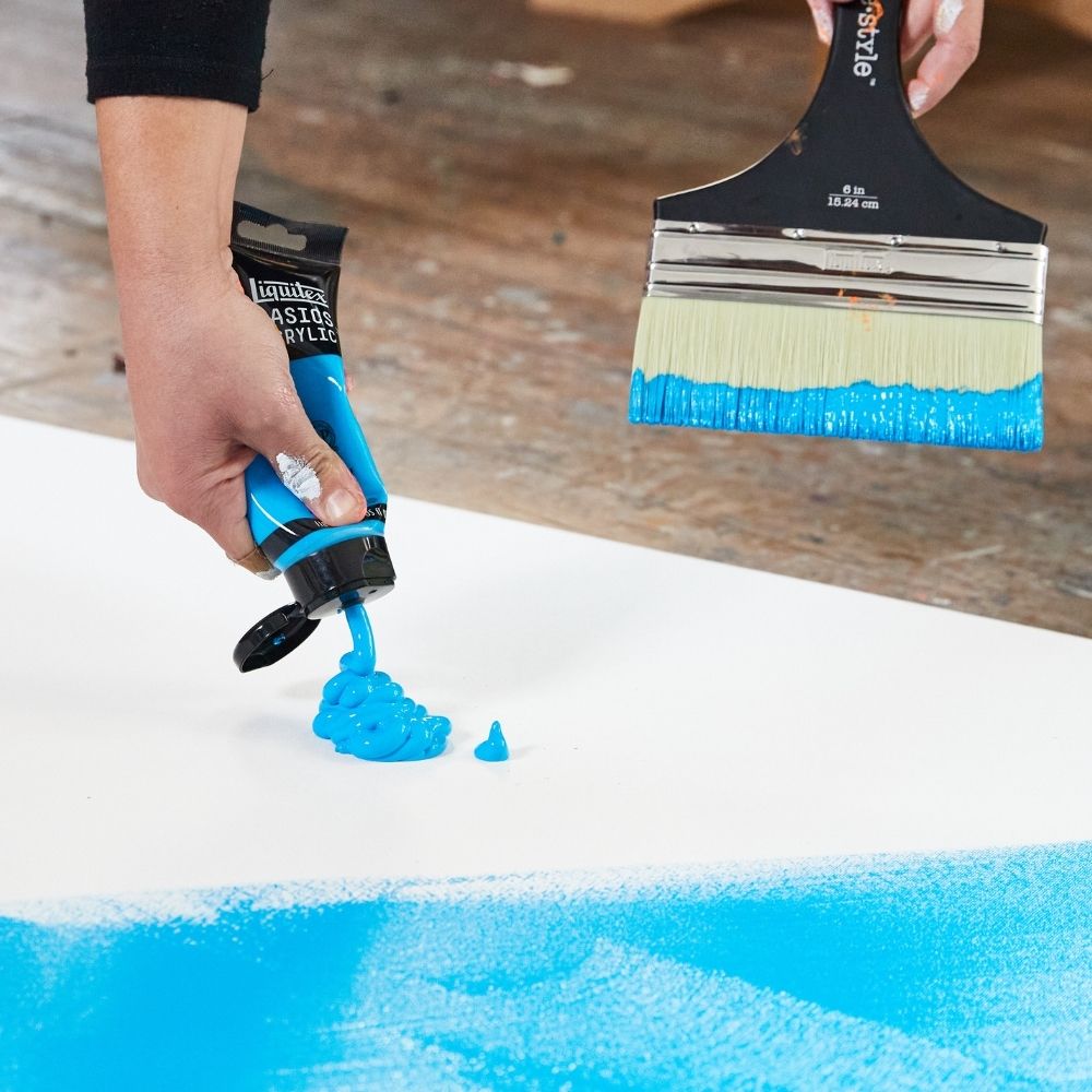 Liquitex Basics Acrylic Paint Set - Primary Colours - 6 x 22ml