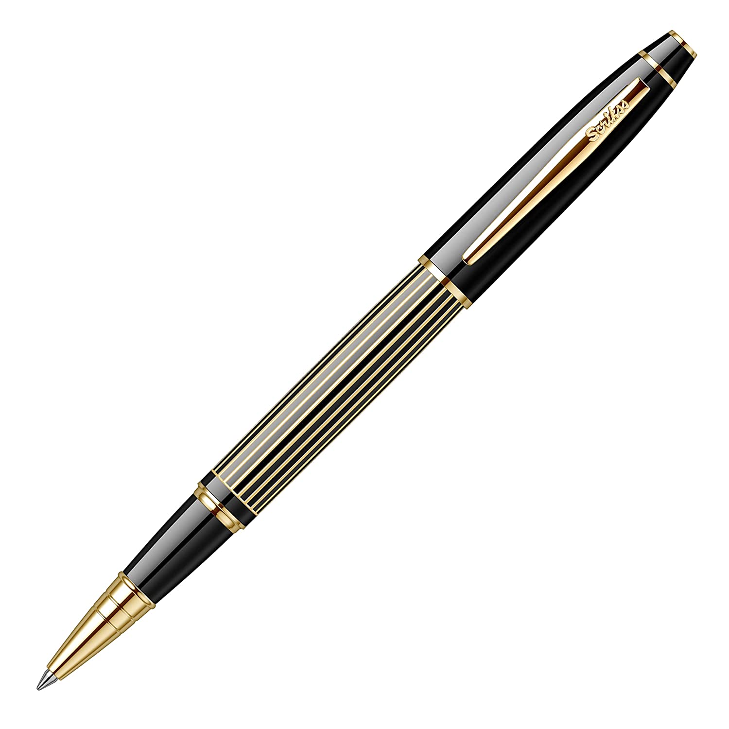 Scrikss | Noble 35L | Rollerball Pen | Black GT Scrikss