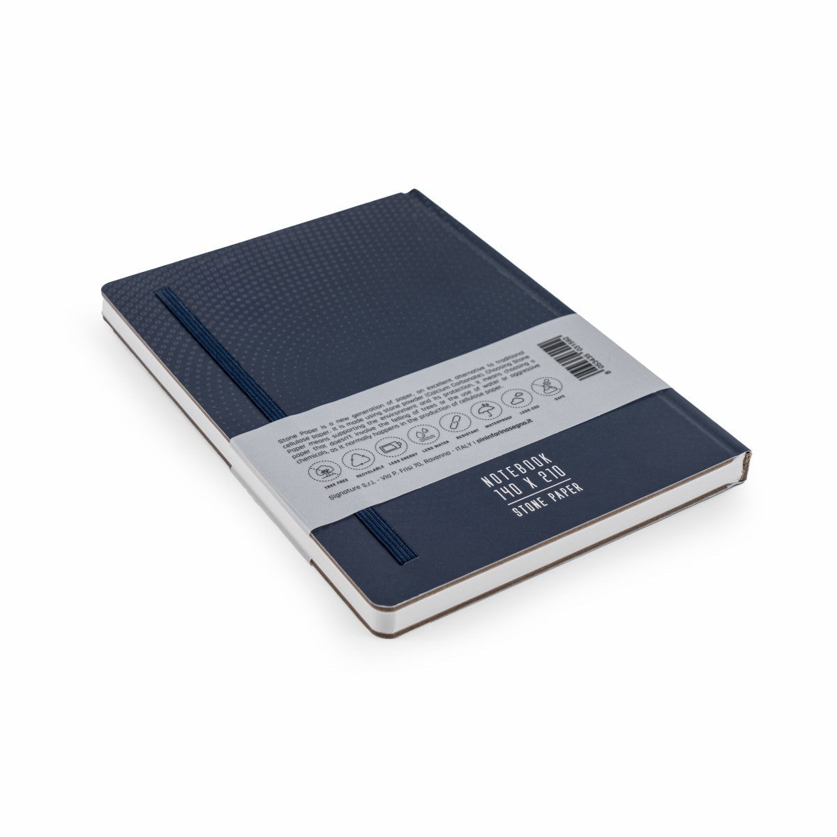 Pininfarina | Notebook | Stone Paper | Hard Cover | Ruled | Blue Pininfarina