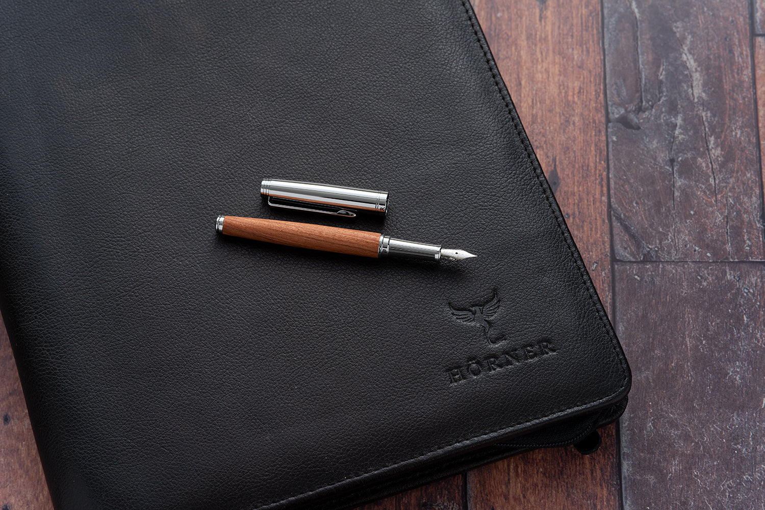 Horner | Legno | Fountain Pen | Rosewood Chrome Horner