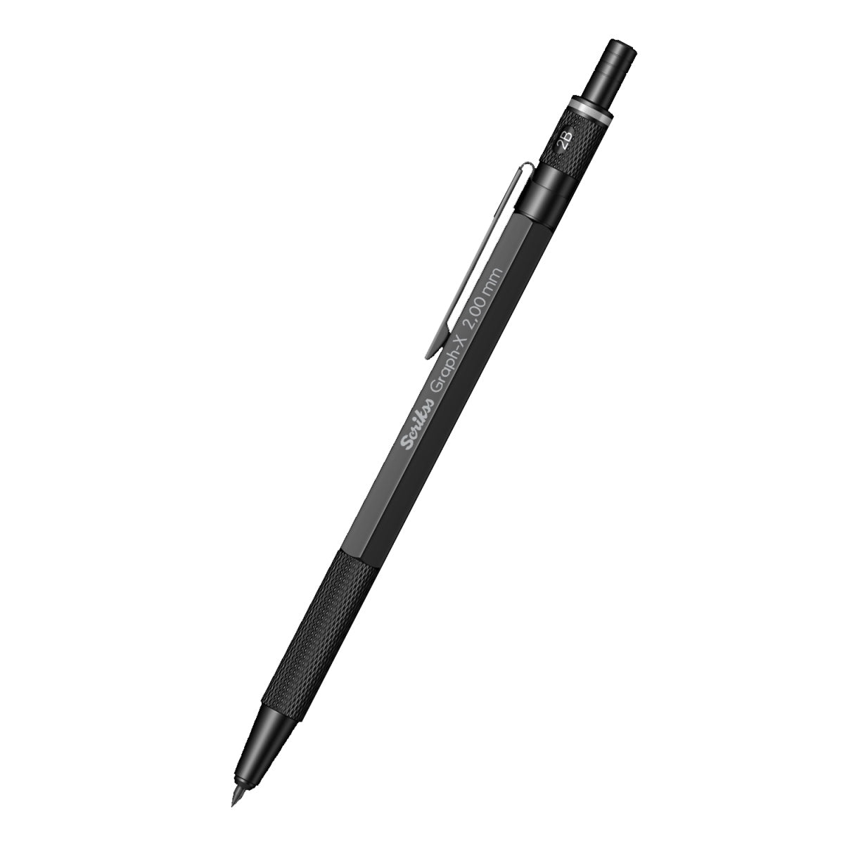 Scrikss | Graph-X | 2mm Mechanical Pencil | Matte Black Scrikss