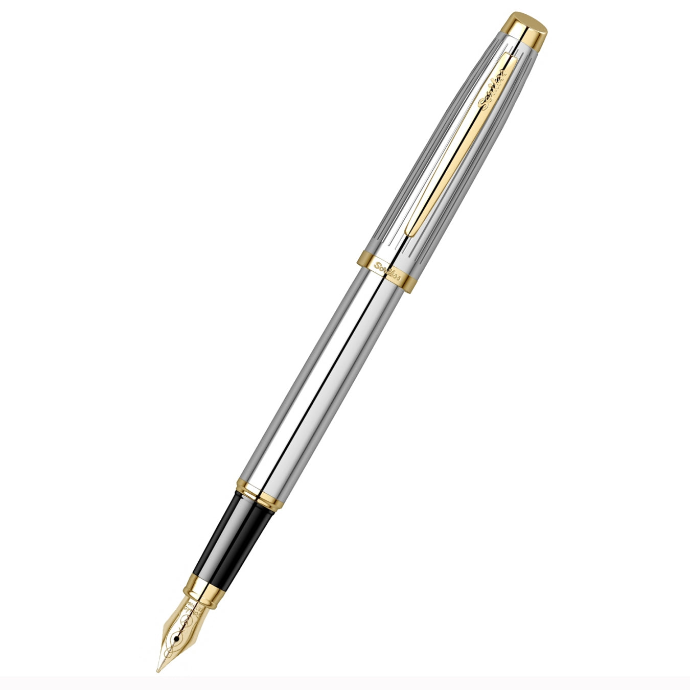 Scrikss | Oscar 39 | Fountain Pen | Chrome-GT- Medium Scrikss